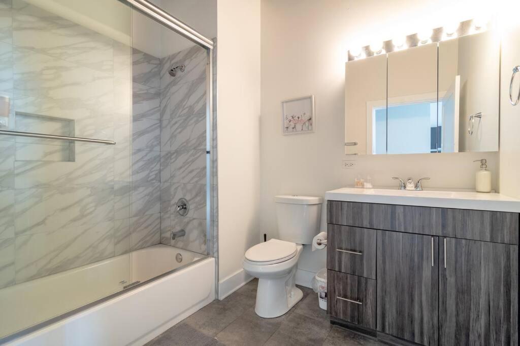Spacious 2Br Vacation Rental With City View, Optional Parking And Gym Near Mccormick Place & Downtown Chicago Attractions מראה חיצוני תמונה